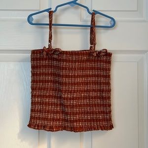 Orange Summer crop top
